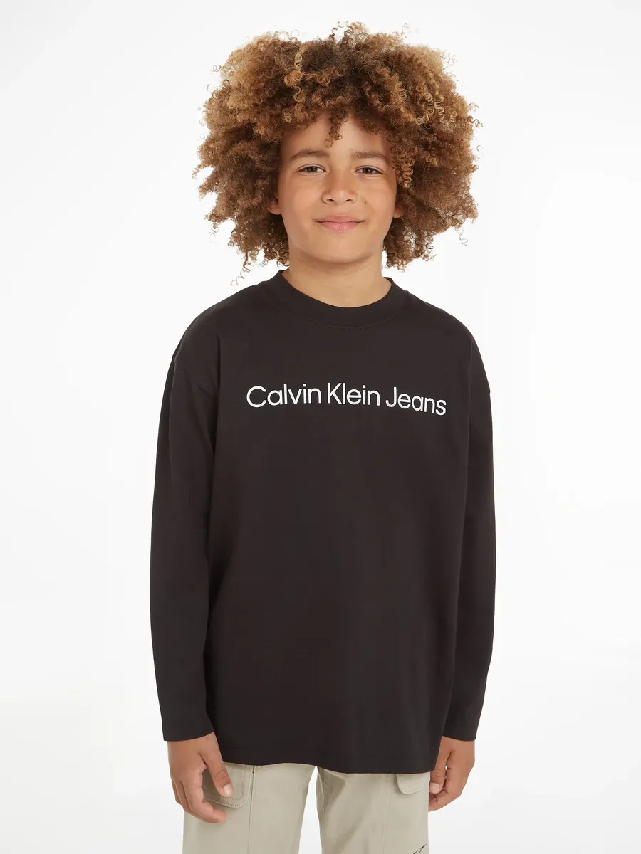 Рубашка с длинным рукавом Calvin Klein Jeans "INST. ФУТБОЛКА LOGO RELAXED LS", для детей до 16 лет, цвет Ck Black
Рубашка с длинным рукавом Calvin Klein Jeans "INST. ФУТБОЛКА LOGO RELAXED LS", для детей до 16 лет, цвет Ck Black