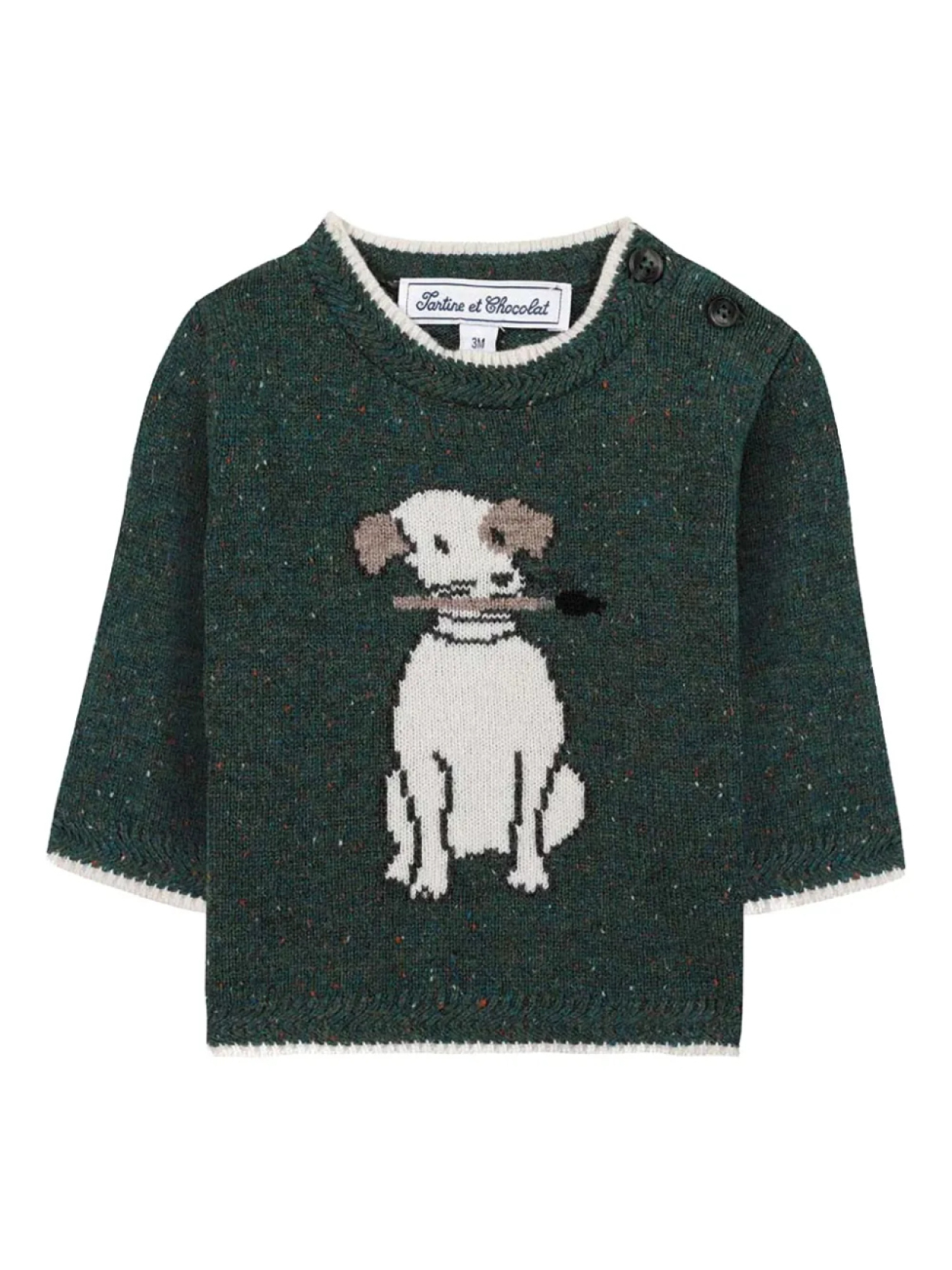 Джемпер с принтом Tartine Et Chocolat, зеленый
Джемпер с принтом Tartine Et Chocolat, зеленый