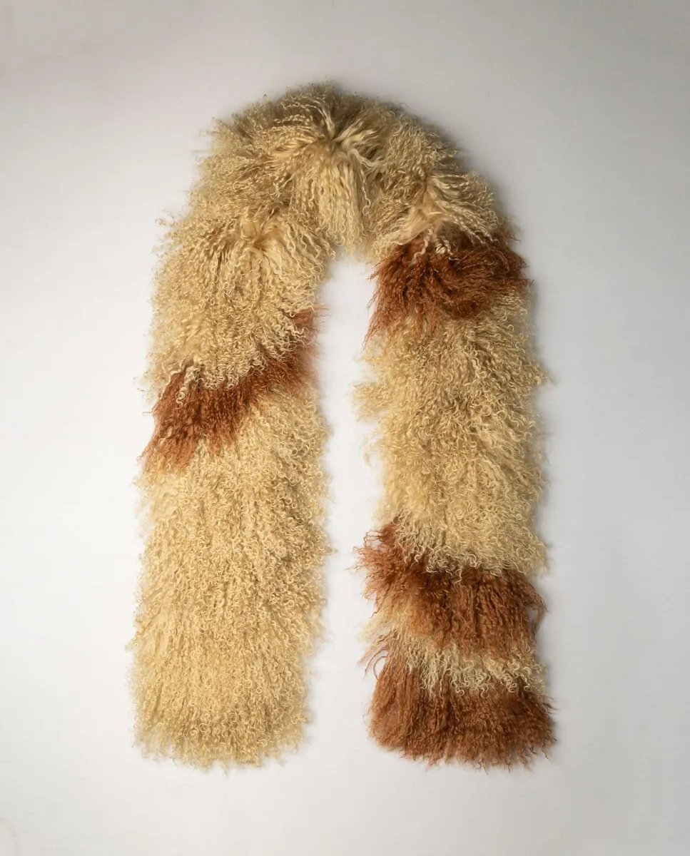 Длинная шаль из тибетской овечьей шерсти De La Roca, бежевый
Длинная шаль из тибетской овечьей шерсти De La Roca, бежевый