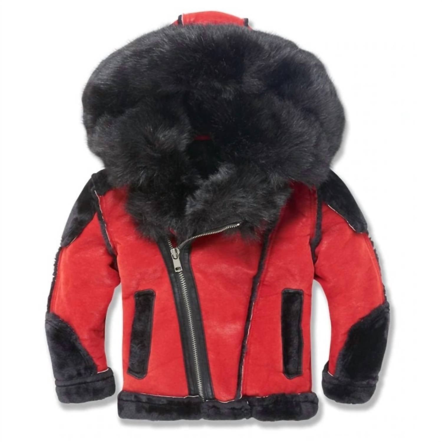 Детская кожаная куртка El Jefe с меховой подкладкой в цвете Bred JORDAN CRAIG
Детская кожаная куртка El Jefe с меховой подкладкой в цвете Bred JORDAN CRAIG