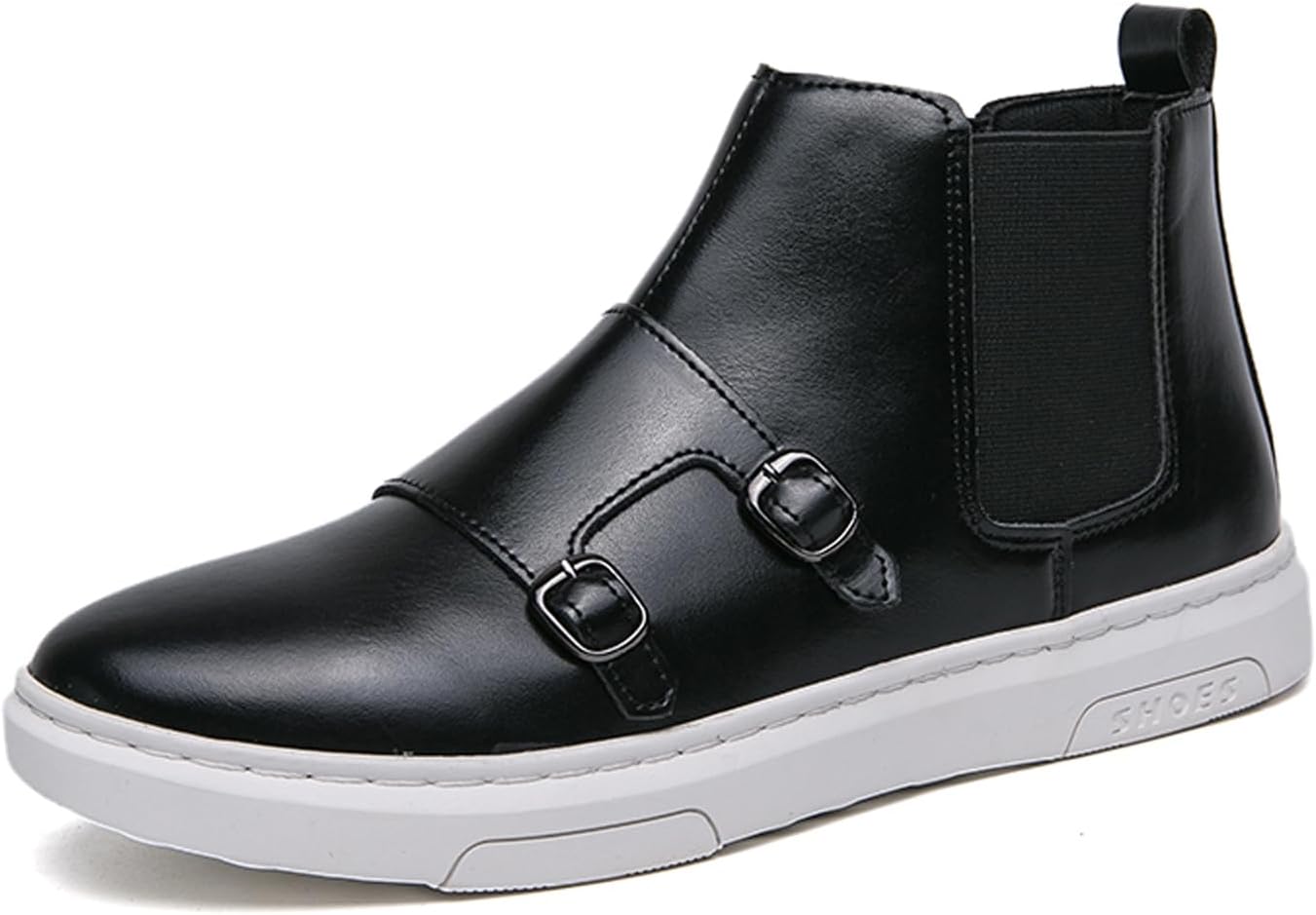 Мужские кожаные эластичные слипоны высокой посадки с модным дизайном и декором в виде пряжки типа «монах», удобные, с нескользящей облегченной подошвой, повседневные кроссовки-оксфорды для прогулок Kctrfsj, черный
Мужские кожаные эластичные слипоны высокой посадки с модным дизайном и декором в виде пряжки типа «монах», удобные, с нескользящей облегченной подошвой, повседневные кроссовки-оксфорды для прогулок Kctrfsj, черный