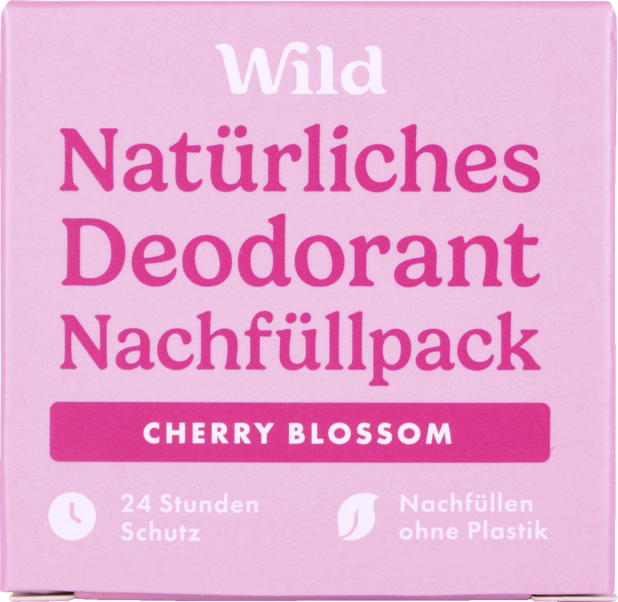 Дезодорант Wild Natürliches Deo - Nachfüllpackung Cherry Blossom
Дезодорант Wild Natürliches Deo - Nachfüllpackung Cherry Blossom