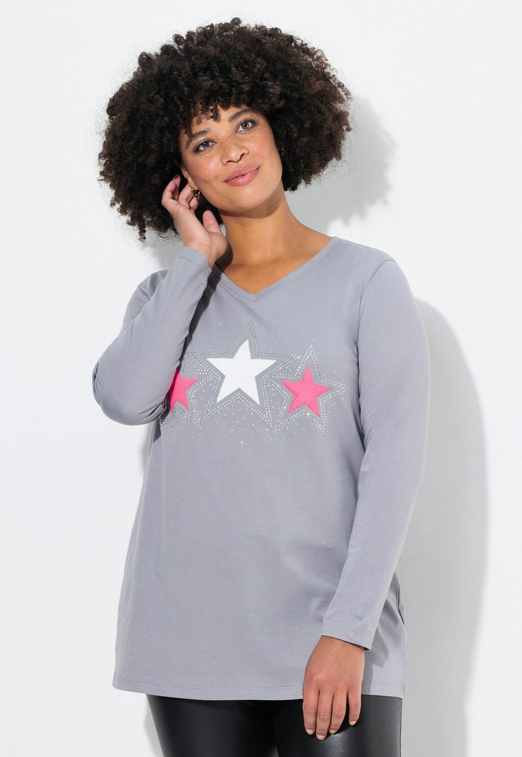 Топ с длинными рукавами Angel of Style, серый
Топ с длинными рукавами Angel of Style, серый