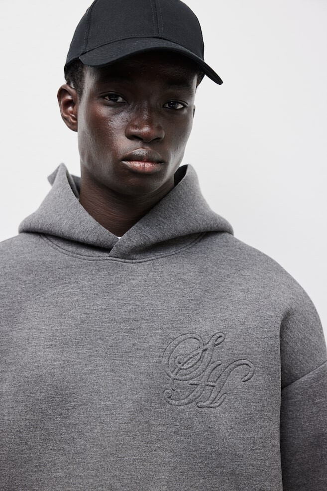 Худи из акваланга свободного кроя H&M, серый
Худи из акваланга свободного кроя H&M, серый