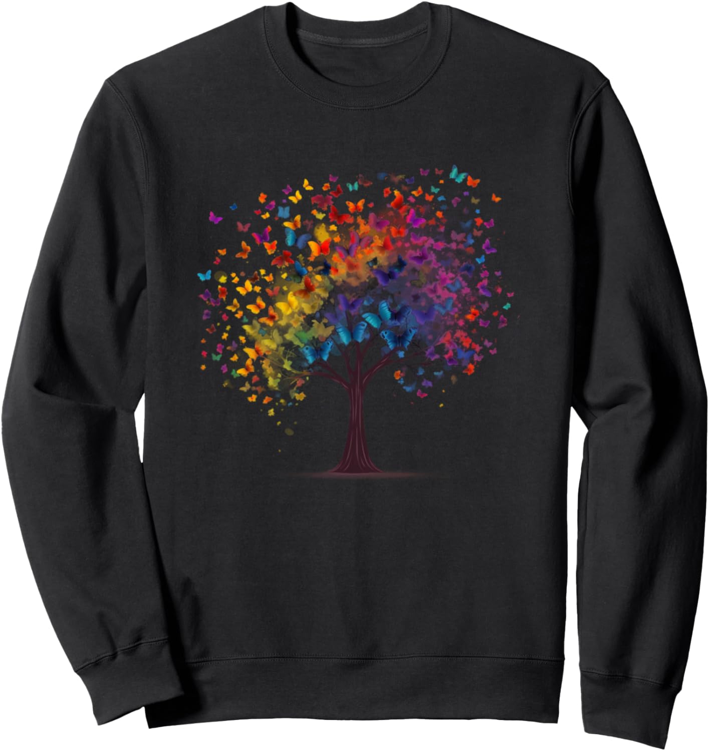 Красивая толстовка для любителей природы с изображением дерева и бабочек Butterfly Tree Designs, черный
Красивая толстовка для любителей природы с изображением дерева и бабочек Butterfly Tree Designs, черный