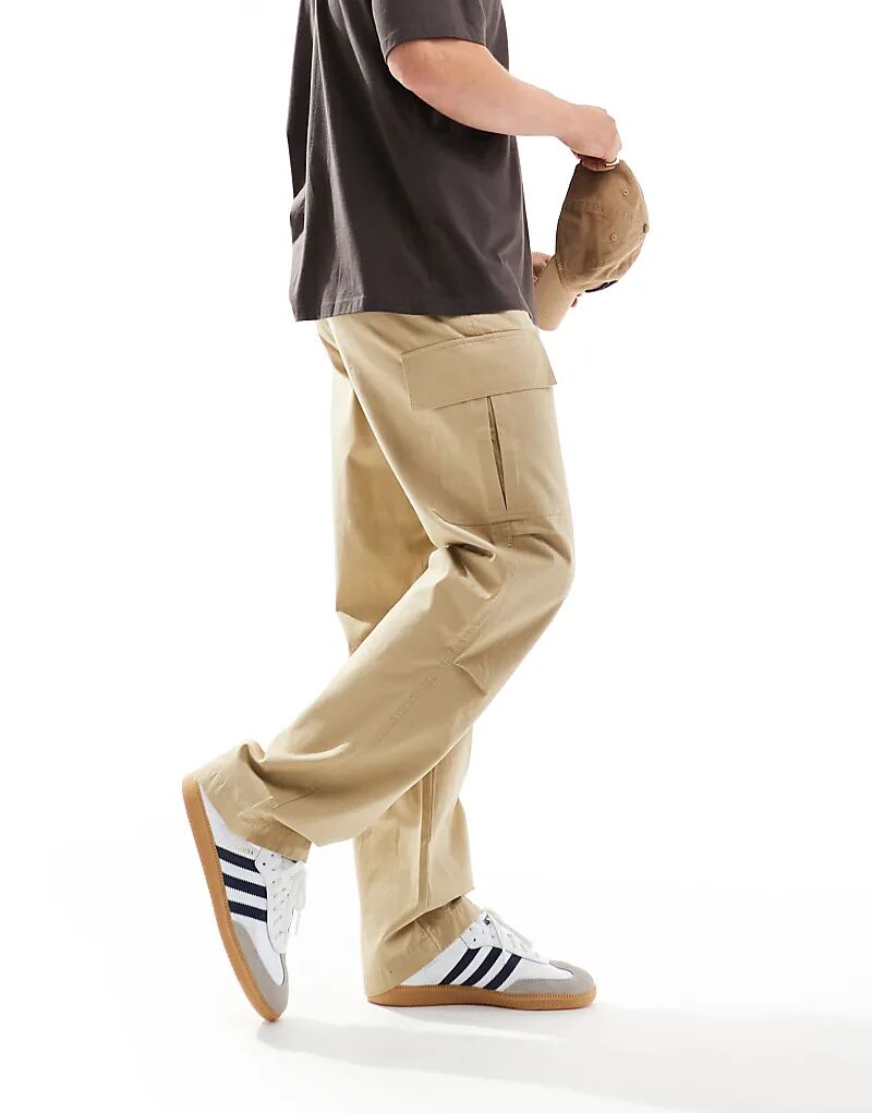 Мешковатые брюки карго цвета загар ASOS DESIGN
Мешковатые брюки карго цвета загар ASOS DESIGN