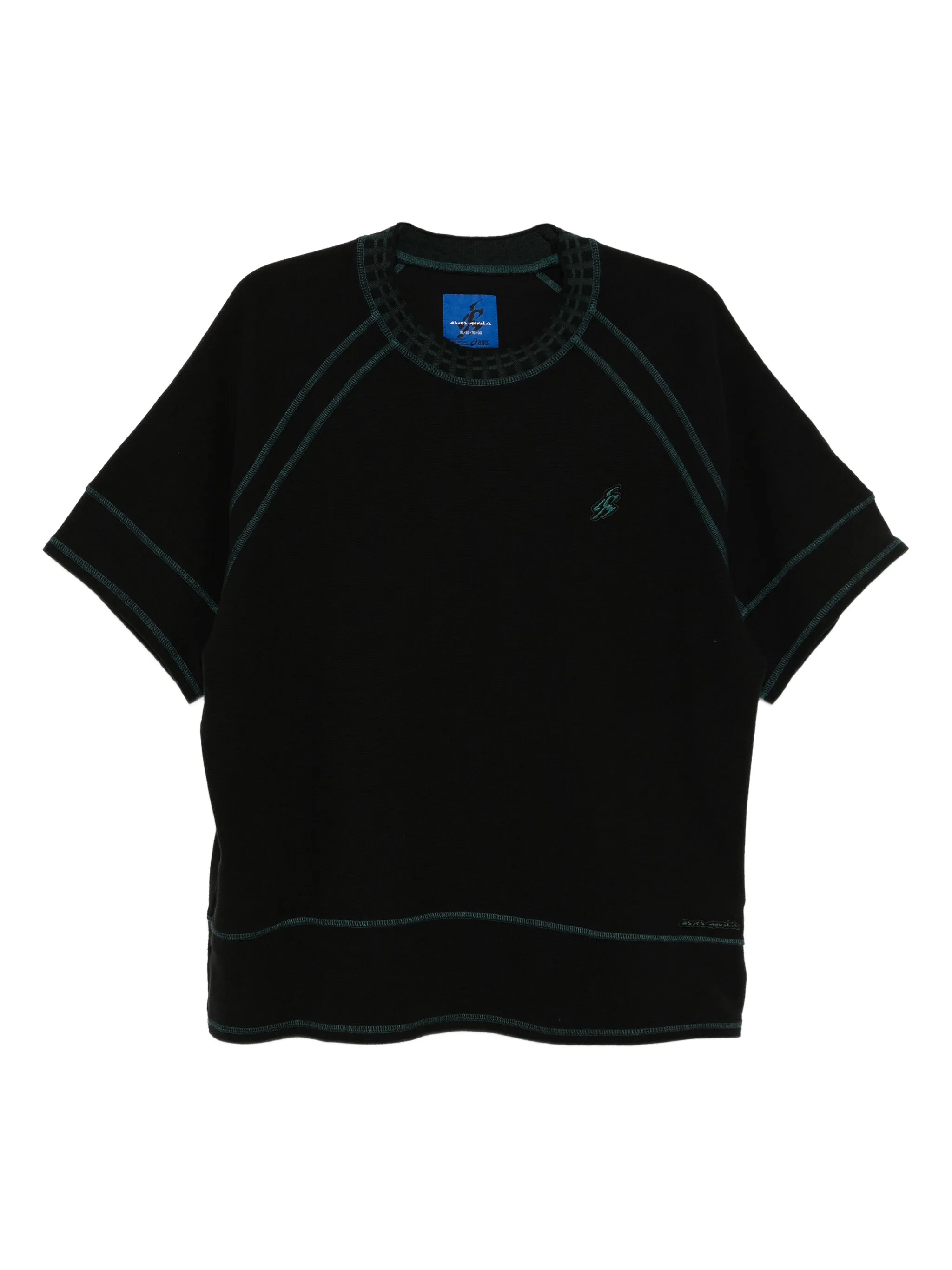 Футболка с вышитой надписью Asics, черный
Футболка с вышитой надписью Asics, черный