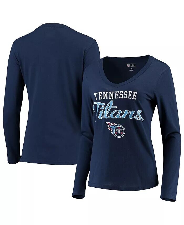 Женская темно-синяя футболка Tennessee Titans Post Season с длинными рукавами и v-образным вырезом G-Iii 4Her By Carl Banks, синий
Женская темно-синяя футболка Tennessee Titans Post Season с длинными рукавами и v-образным вырезом G-Iii 4Her By Carl Banks, синий