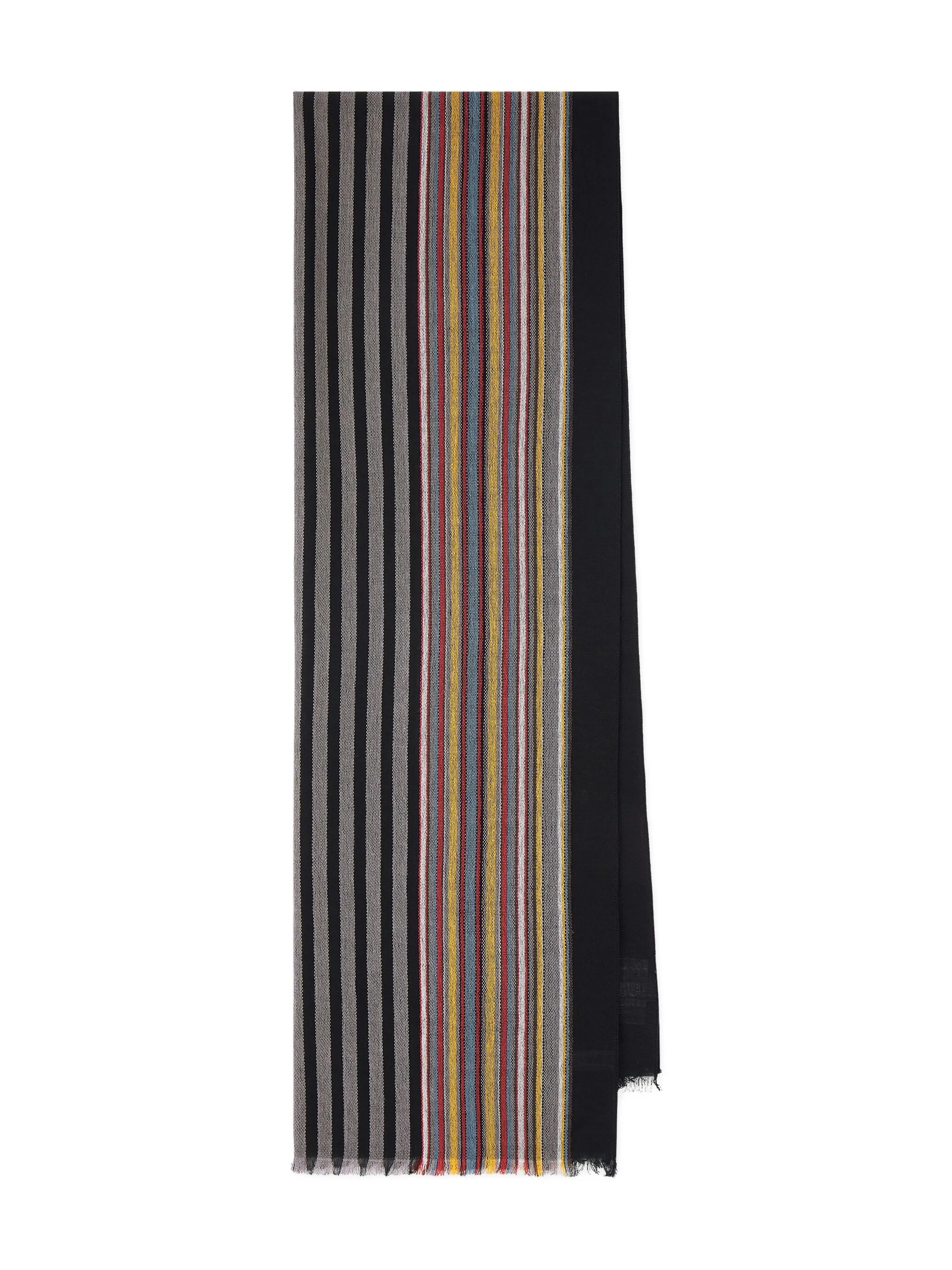 Шарф в полоску Signature Stripe Paul Smith, черный
Шарф в полоску Signature Stripe Paul Smith, черный