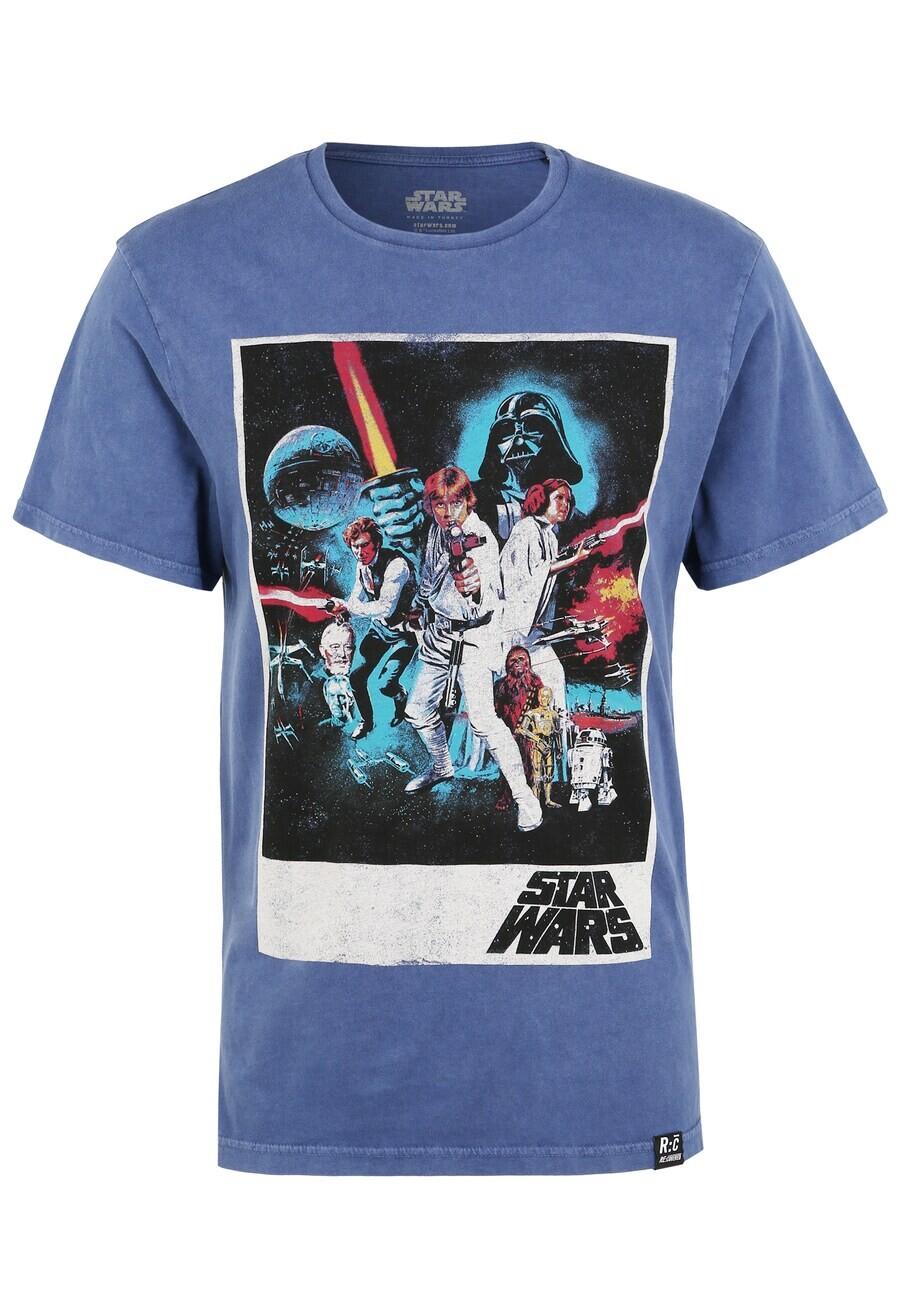 Классическая футболка Recovered Shirt Star Wars Classic New Hope, синий
Классическая футболка Recovered Shirt Star Wars Classic New Hope, синий