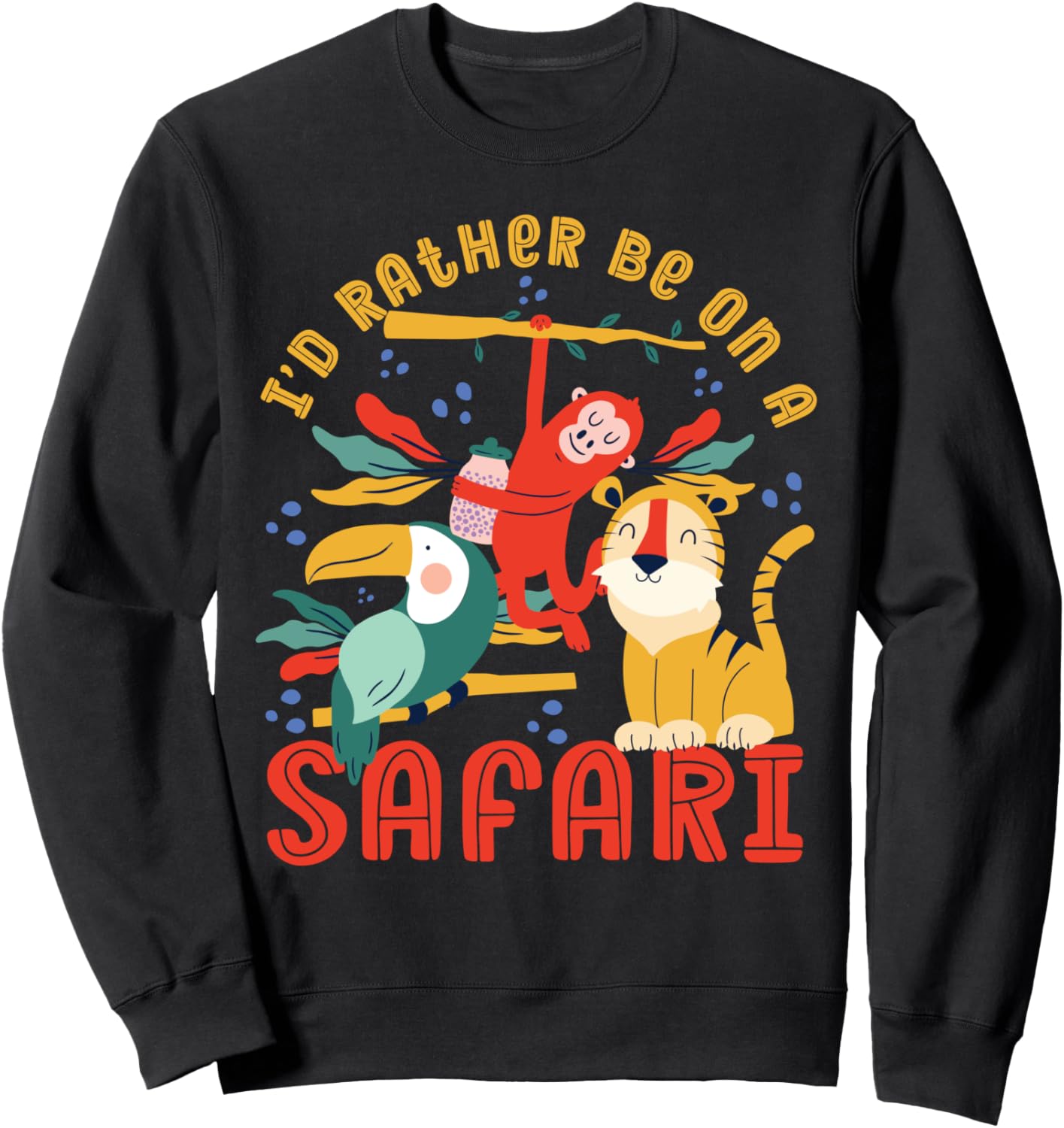 Толстовка с милым животным Я бы лучше отправился на сафари Africa Safari And Wildlife Designs For Kids, черный
Толстовка с милым животным Я бы лучше отправился на сафари Africa Safari And Wildlife Designs For Kids, черный