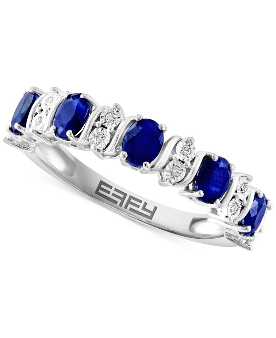 Кольцо EFFY с изумрудом (1,50 карата) и бриллиантом (1,50 карата) из стерлингового серебра (также доступно с рубином и сапфиром) EFFY Collection, Sapphire
Кольцо EFFY с изумрудом (1,50 карата) и бриллиантом (1,50 карата) из стерлингового серебра (также доступно с рубином и сапфиром) EFFY Collection, Sapphire