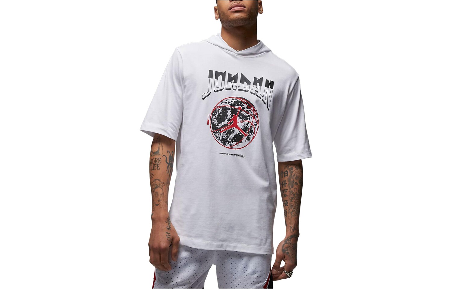 Футболка мужская белая Jordan, белый
Футболка мужская белая Jordan, белый