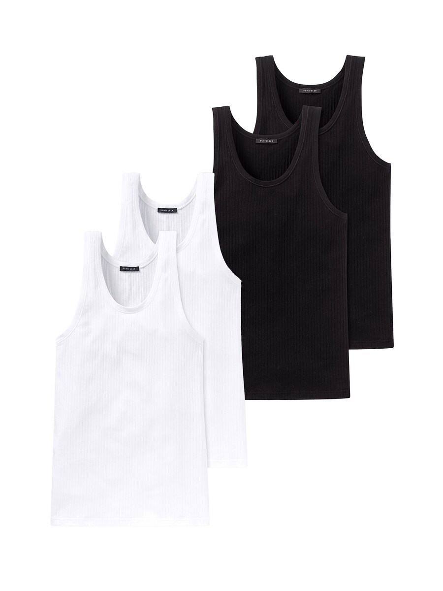 Майка SCHIESSER Authentic, черный/белый
Майка SCHIESSER Authentic, черный/белый