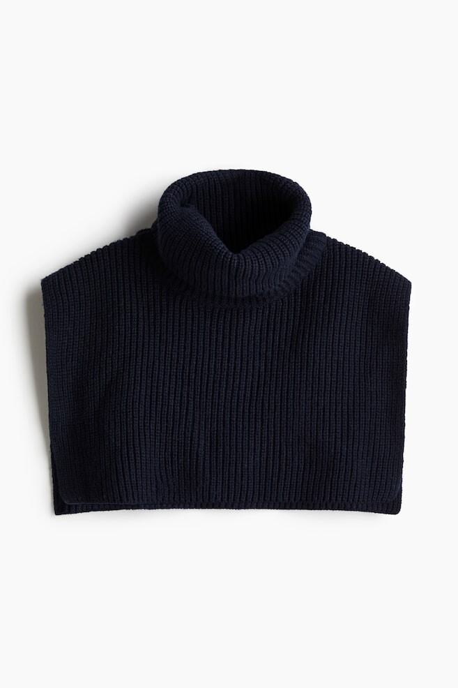 Ребристая вставка в воротнике водолазке H&M, синий
Ребристая вставка в воротнике водолазке H&M, синий