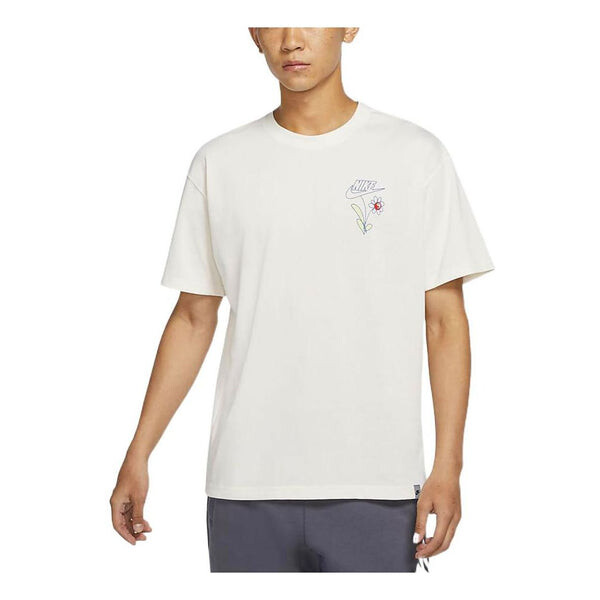 Футболка Nike Sportswear Solid Color Flowers Logo Printing Knit Casual Round Neck Short Sleeve White, мультиколор 
Футболка Nike Sportswear Solid Color Flowers Logo Printing Knit Casual Round Neck Short Sleeve White, мультиколор