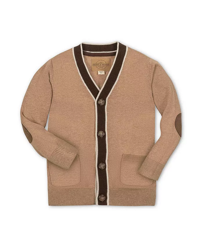 Кардиган с длинными рукавами и отделкой из органического материала для мальчиков Hope & Henry, коричневый
Кардиган с длинными рукавами и отделкой из органического материала для мальчиков Hope & Henry, коричневый