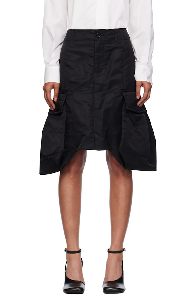 Нейлоновая твидовая юбка миди Sacai, черный
Нейлоновая твидовая юбка миди Sacai, черный