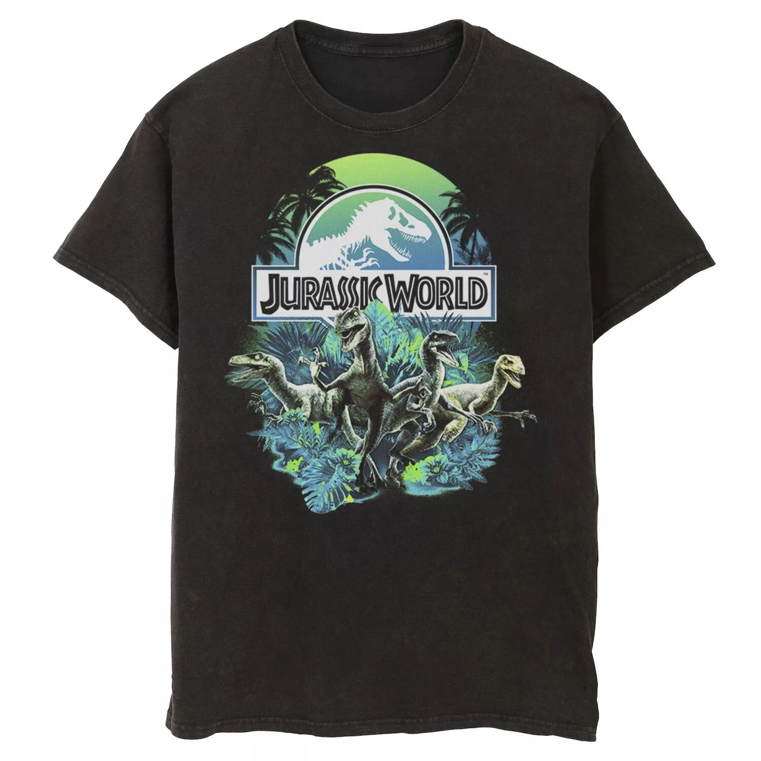 Мужская футболка с рисунком Jurassic World сине-зеленого цвета Jungle Velociraptor Attack Licensed Character, черный
Мужская футболка с рисунком Jurassic World сине-зеленого цвета Jungle Velociraptor Attack Licensed Character, черный