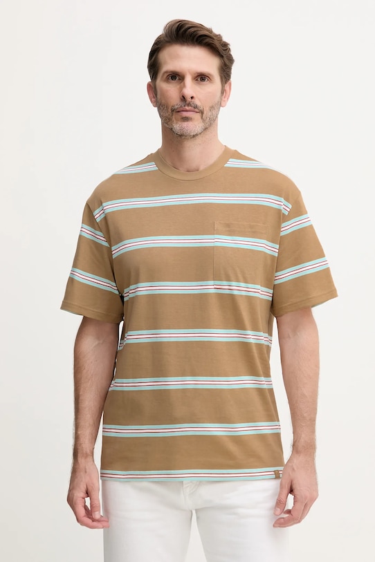 Хлопковая футболка United Colors Of Benetton, бежевый
Хлопковая футболка United Colors Of Benetton, бежевый