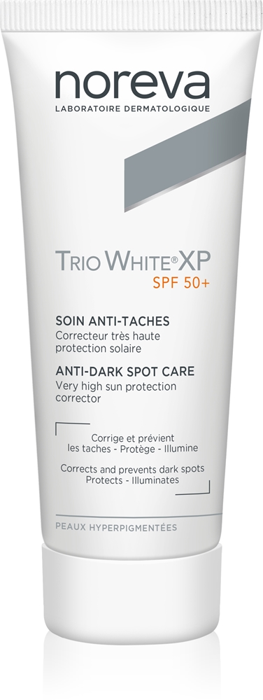 Солнцезащитный крем для лица Trio White XP Anti-Dark Spot Care SPF 50+ для коррекции пигментных пятен Noreva, spf 50+ 40 мл
Солнцезащитный крем для лица Trio White XP Anti-Dark Spot Care SPF 50+ для коррекции пигментных пятен Noreva, spf 50+ 40 мл
