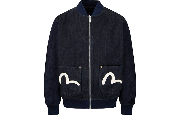 Куртка мужская джинсовая синяя Evisu, синий
Куртка мужская джинсовая синяя Evisu, синий