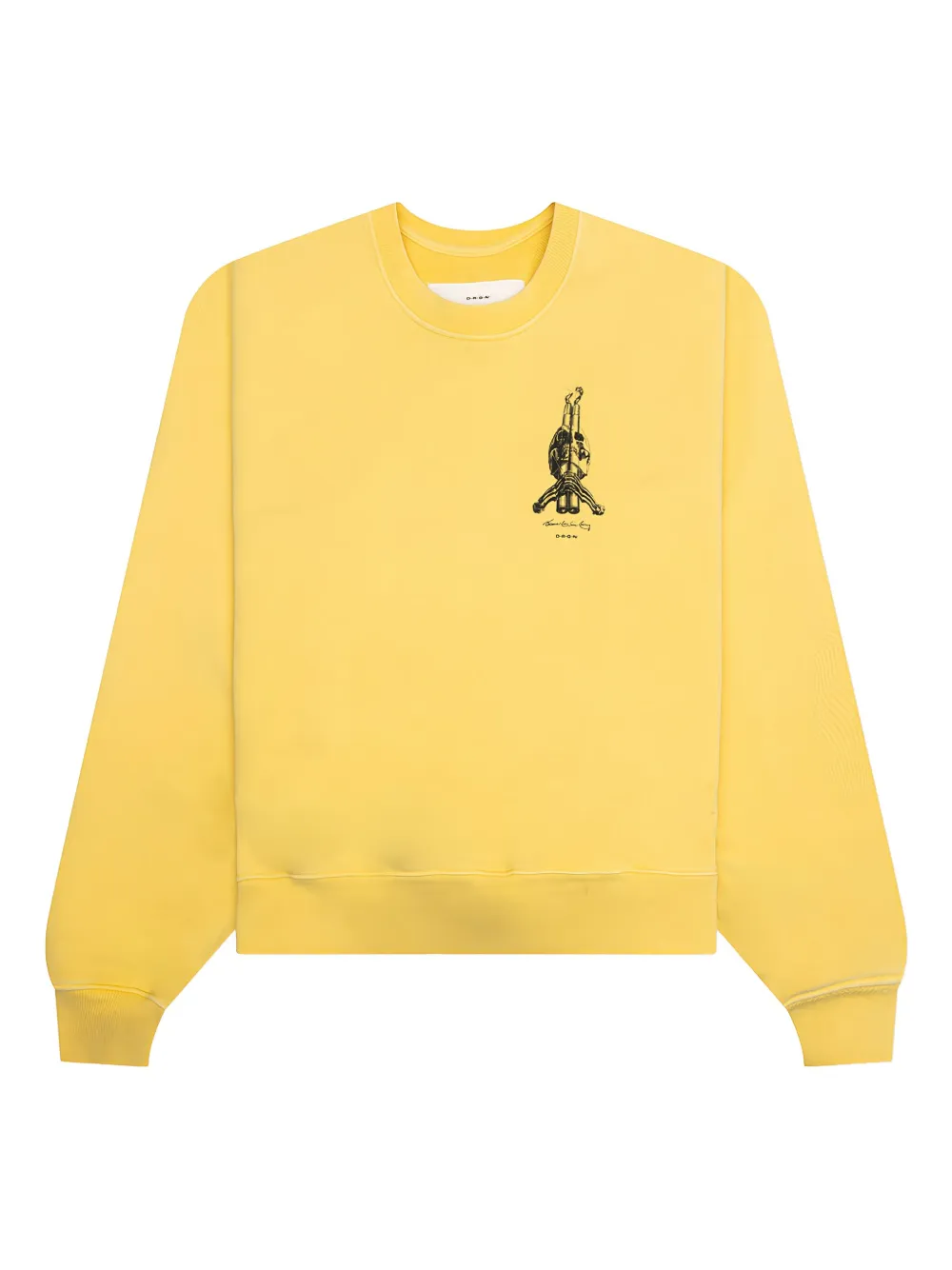 Толстовка с круглым вырезом и принтом «Кости черепа» D-R-G-N, желтый
Толстовка с круглым вырезом и принтом «Кости черепа» D-R-G-N, желтый