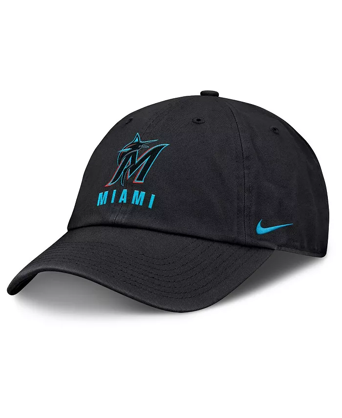 Женская черная регулируемая бейсболка Miami Marlins Club Nike
Женская черная регулируемая бейсболка Miami Marlins Club Nike