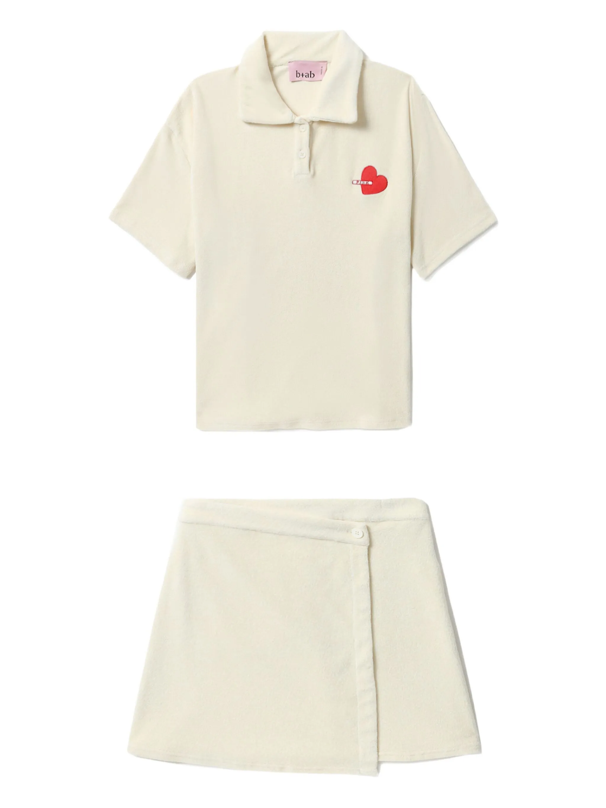 Комплект из топа и юбки B+Ab, нейтральный
Комплект из топа и юбки B+Ab, нейтральный