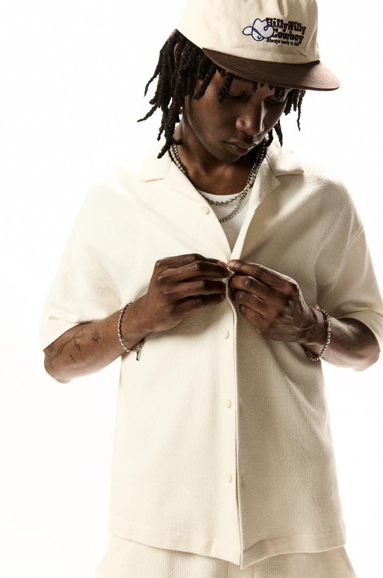 Рубашка в деревенском стиле с коротким рукавом Pull And Bear, белый
Рубашка в деревенском стиле с коротким рукавом Pull And Bear, белый