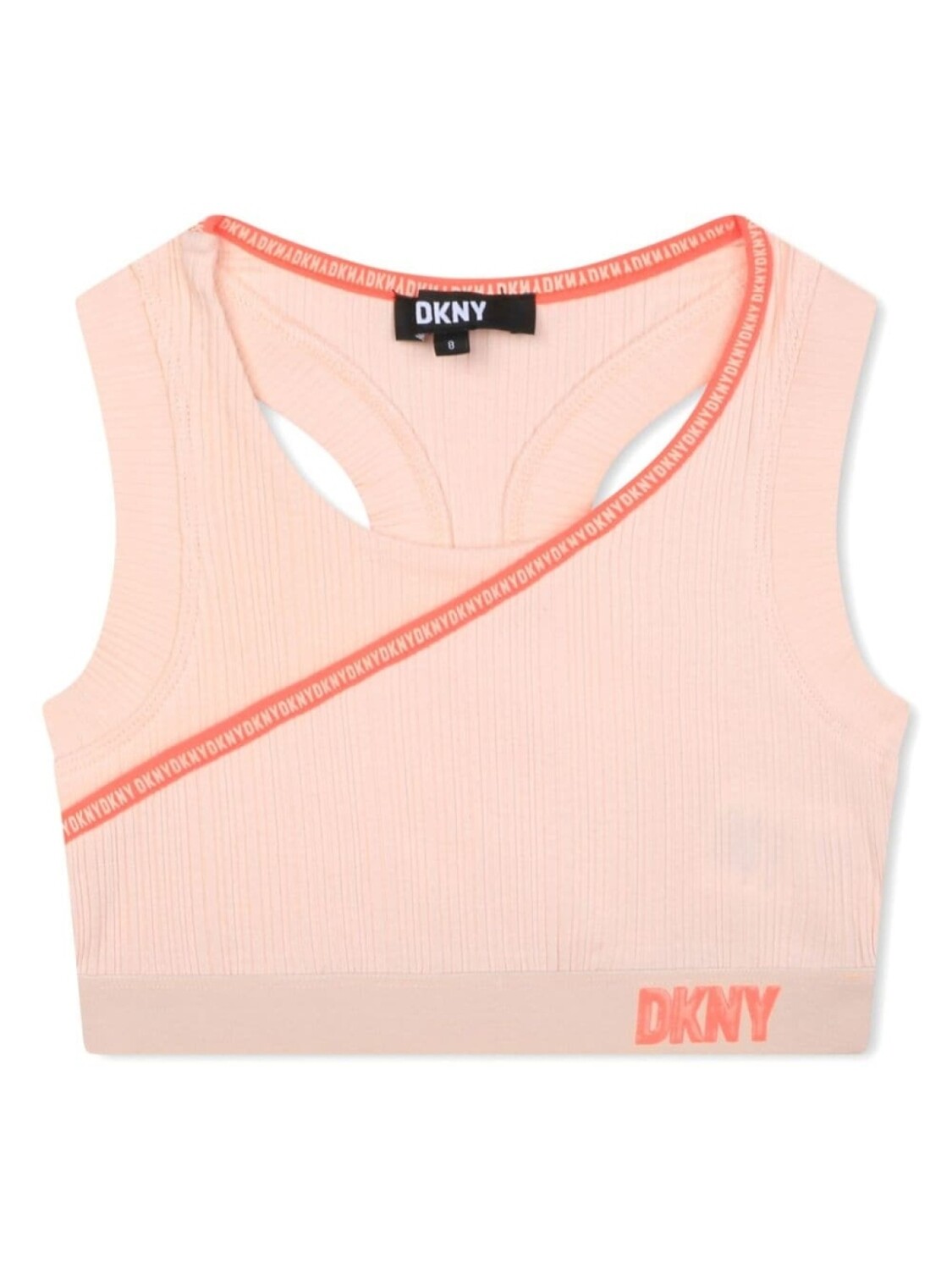 DKNY укороченный топ с контрастной отделкой, розовый
DKNY укороченный топ с контрастной отделкой, розовый