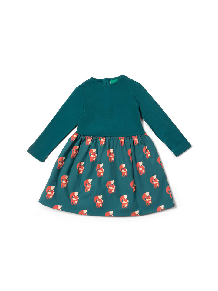 Платье-вертушка из органического материала с длинными рукавами синего цвета Little Green Radicals
Платье-вертушка из органического материала с длинными рукавами синего цвета Little Green Radicals