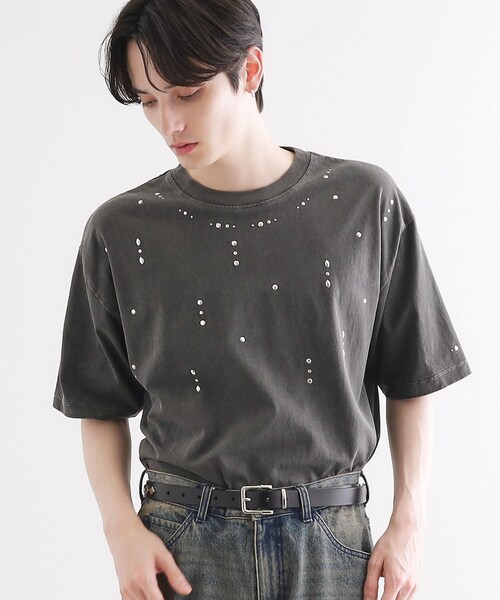 Футболка винтажная с заклепками Tk.TAKEO KIKUCHI, черный
Футболка винтажная с заклепками Tk.TAKEO KIKUCHI, черный