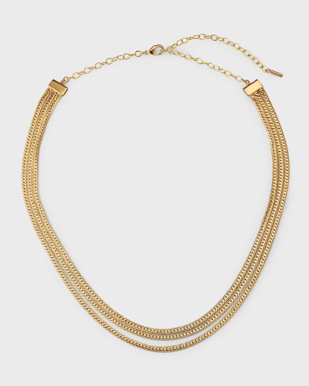 Многослойное колье Safu с узором «елочка» SOKO, цвет Gold
Многослойное колье Safu с узором «елочка» SOKO, цвет Gold