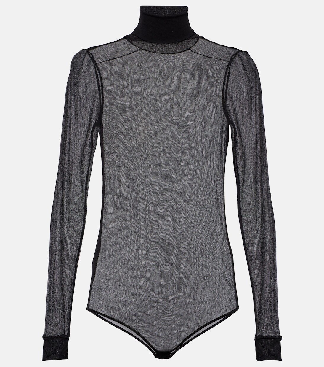 Боди из прозрачной сетки с воротником-стойкой Maison Margiela, черный
Боди из прозрачной сетки с воротником-стойкой Maison Margiela, черный