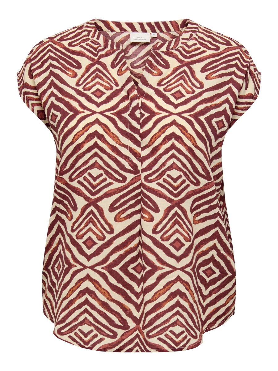 Блуза ONLY Carmakoma CARShilla, цвет Chestnut brown/Auburn 
Блуза ONLY Carmakoma CARShilla, цвет Chestnut brown/Auburn