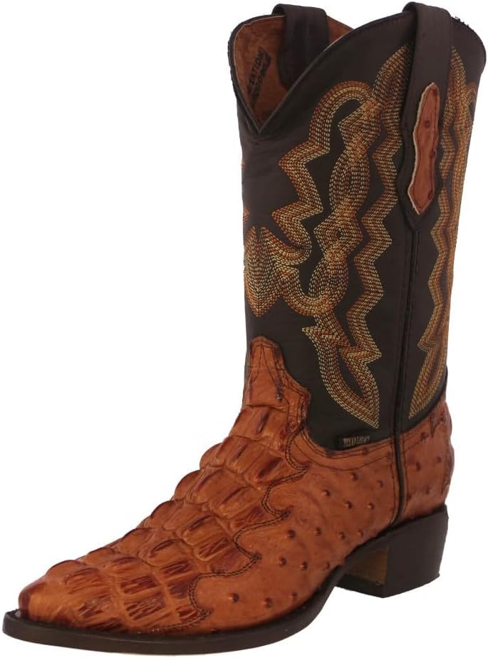 Мужские ковбойские сапоги Texas Legacy Cognac Western Wear с рисунком крокодила и страуса, носок J
Мужские ковбойские сапоги Texas Legacy Cognac Western Wear с рисунком крокодила и страуса, носок J