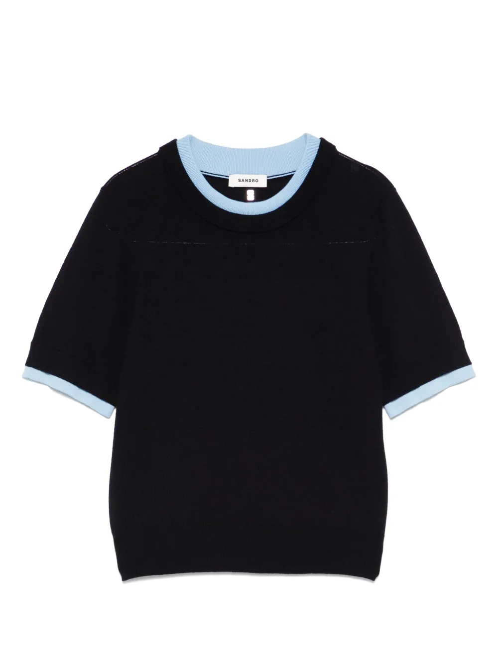 Футболка с контрастной отделкой SANDRO, синий
Футболка с контрастной отделкой SANDRO, синий