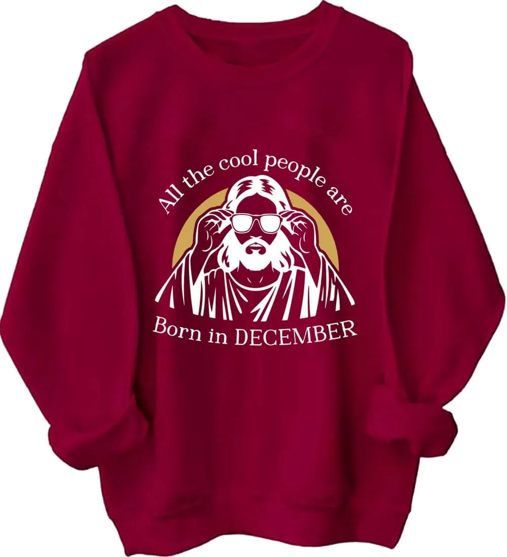 Толстовка All The Cool People Are Born In December, забавный христианский подарок Czbic
Толстовка All The Cool People Are Born In December, забавный христианский подарок Czbic