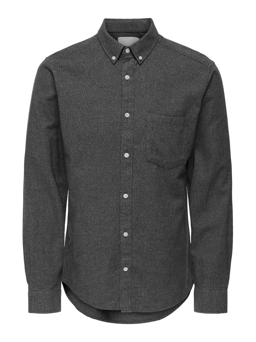 Рубашка Slim Fit на пуговицах Only & Sons ONSNiko, Mottled Black
Рубашка Slim Fit на пуговицах Only & Sons ONSNiko, Mottled Black