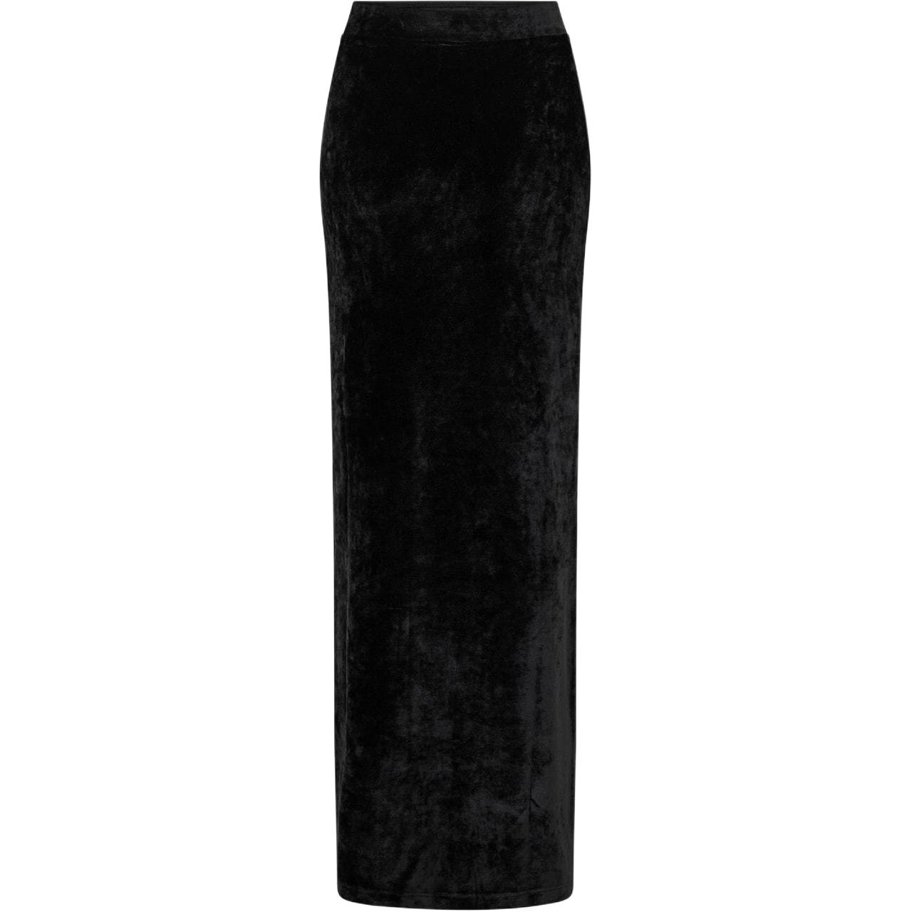 Юбка с бархатным эффектом на высокой талии Balenciaga, черный
Юбка с бархатным эффектом на высокой талии Balenciaga, черный