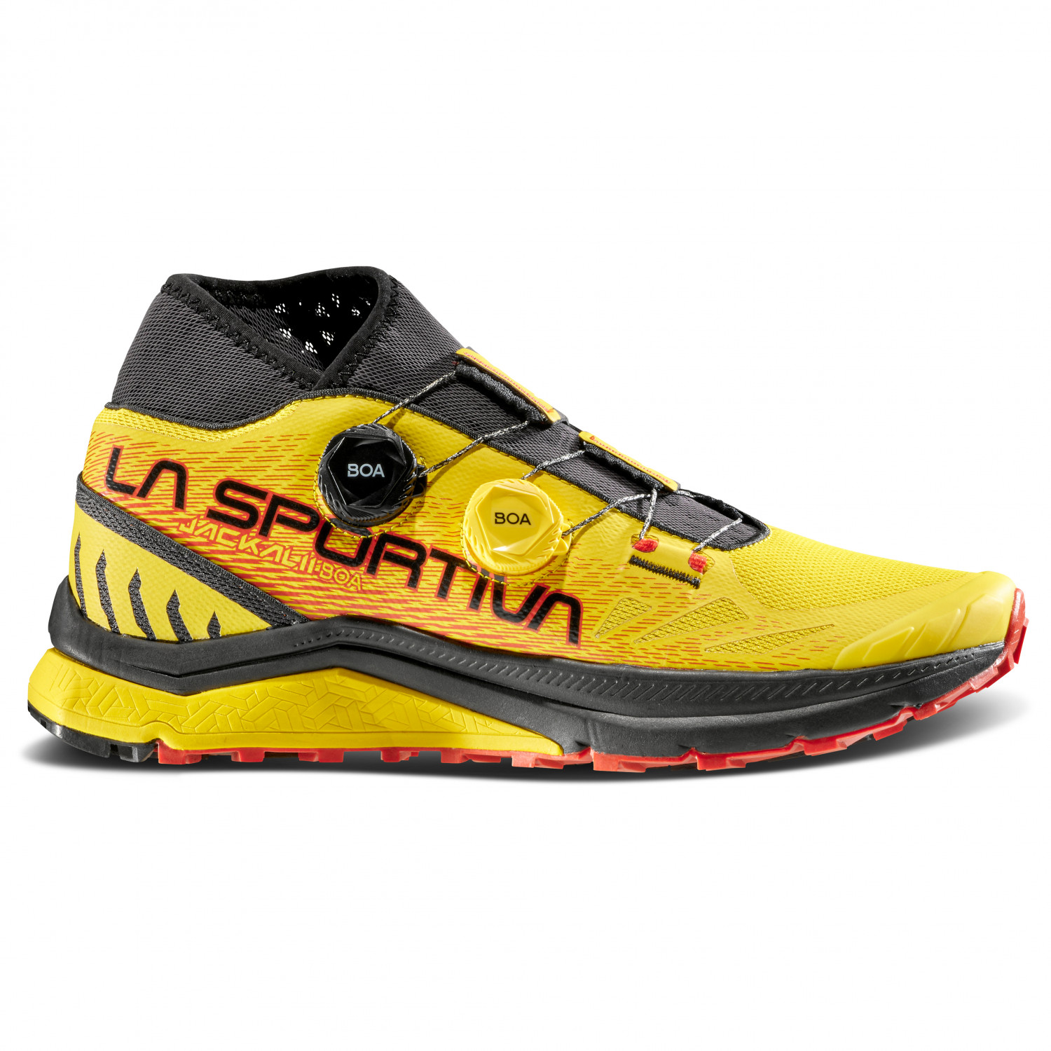 Кроссовки для бега по пересеченной местности La Sportiva Jackal II Boa, цвет Yellow/Black 
Кроссовки для бега по пересеченной местности La Sportiva Jackal II Boa, цвет Yellow/Black