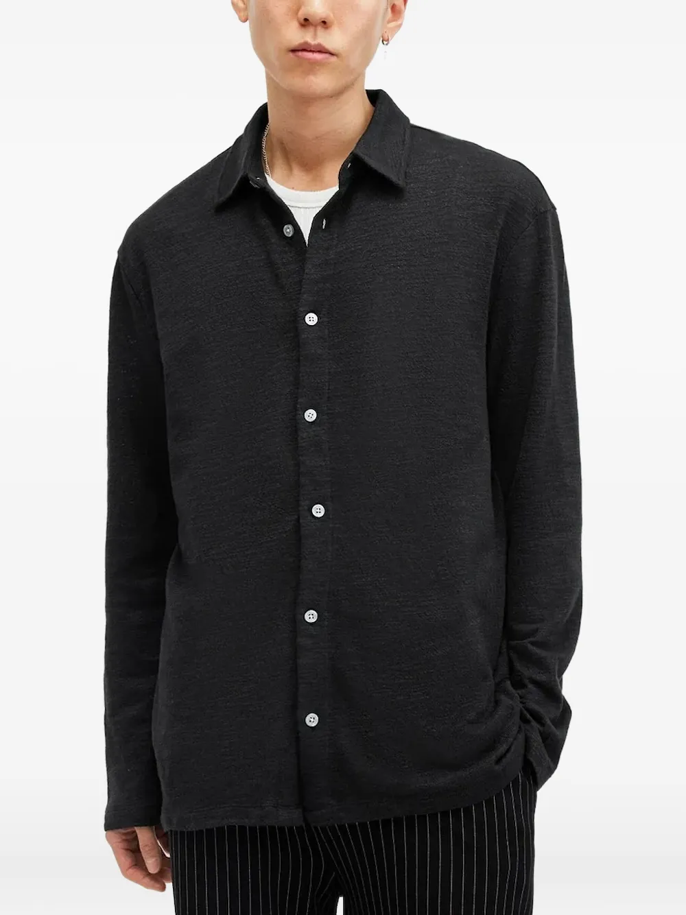 Рубашка Фостера AllSaints, черный
Рубашка Фостера AllSaints, черный