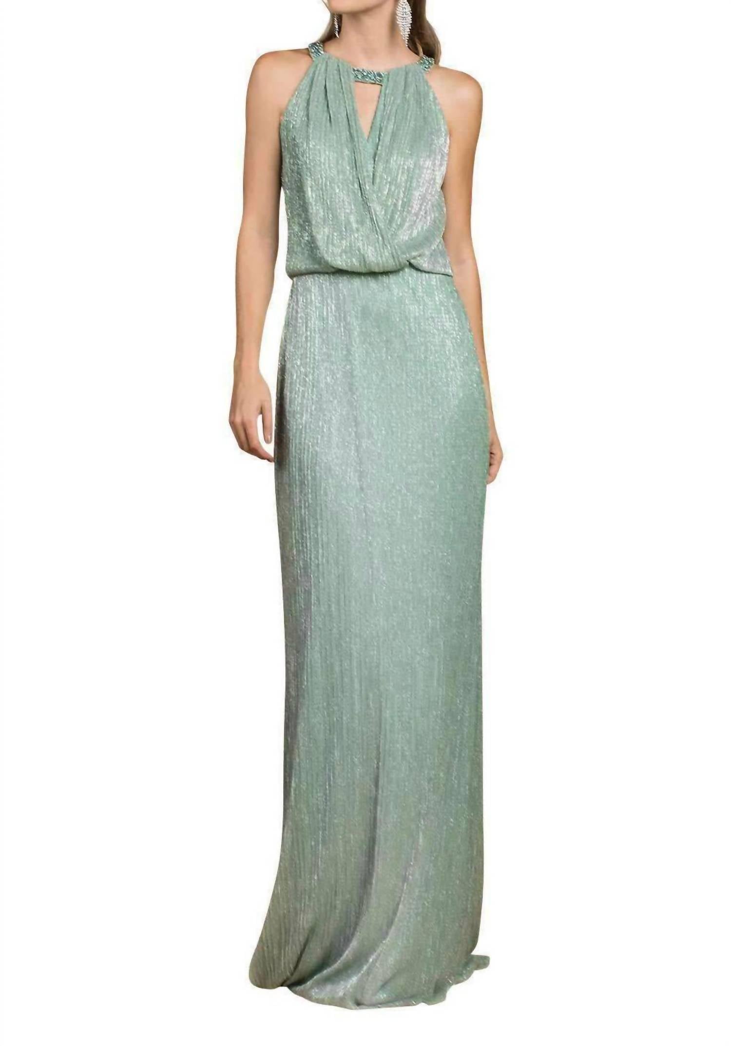 Греческое металлическое платье цвета шалфея Andrea & Leo Couture, цвет sage
Греческое металлическое платье цвета шалфея Andrea & Leo Couture, цвет sage
