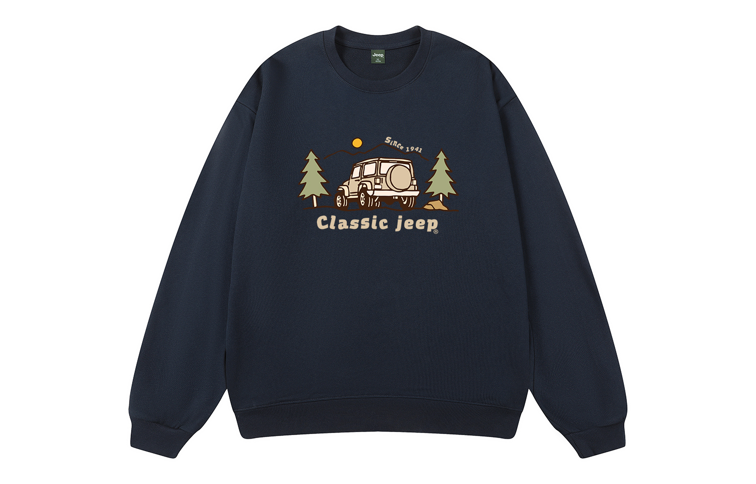 Свитшот Unisex Crew Neck Moderate Regular Jeep, темно-синий
Свитшот Unisex Crew Neck Moderate Regular Jeep, темно-синий