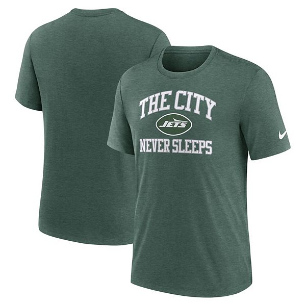 Мужская зеленая футболка new york jets the city never sleeps tri-blend Nike
Мужская зеленая футболка new york jets the city never sleeps tri-blend Nike