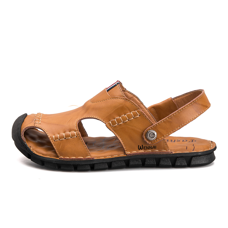 Wen Nai Пляжные сандалии мужские светло-коричневые
Wen Nai Пляжные сандалии мужские светло-коричневые