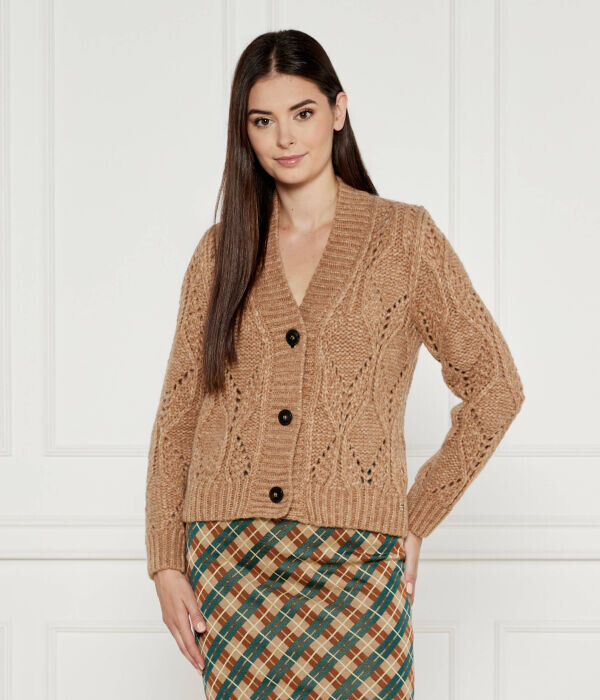 Кардиган шерстяной Marc Cain Loose Fit, бежевый
Кардиган шерстяной Marc Cain Loose Fit, бежевый