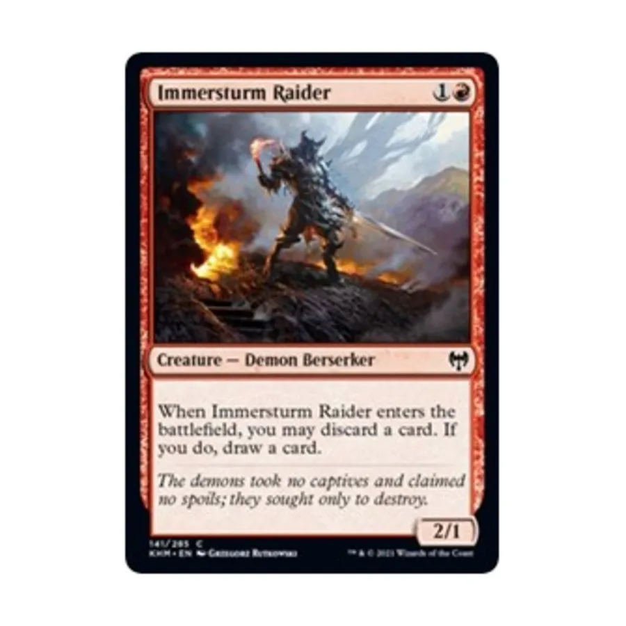 CCG Иммерштурм Рейдер (К), MTG - Kaldheim
CCG Иммерштурм Рейдер (К), MTG - Kaldheim