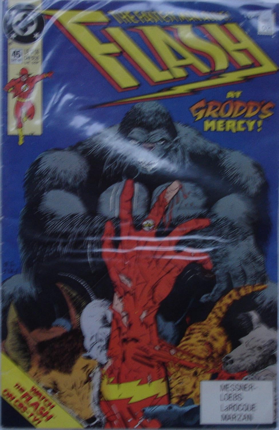 The Flash - DC Comic Book # 45 Dec 1990 (DC Comics)
The Flash - DC Comic Book # 45 Dec 1990 (DC Comics)